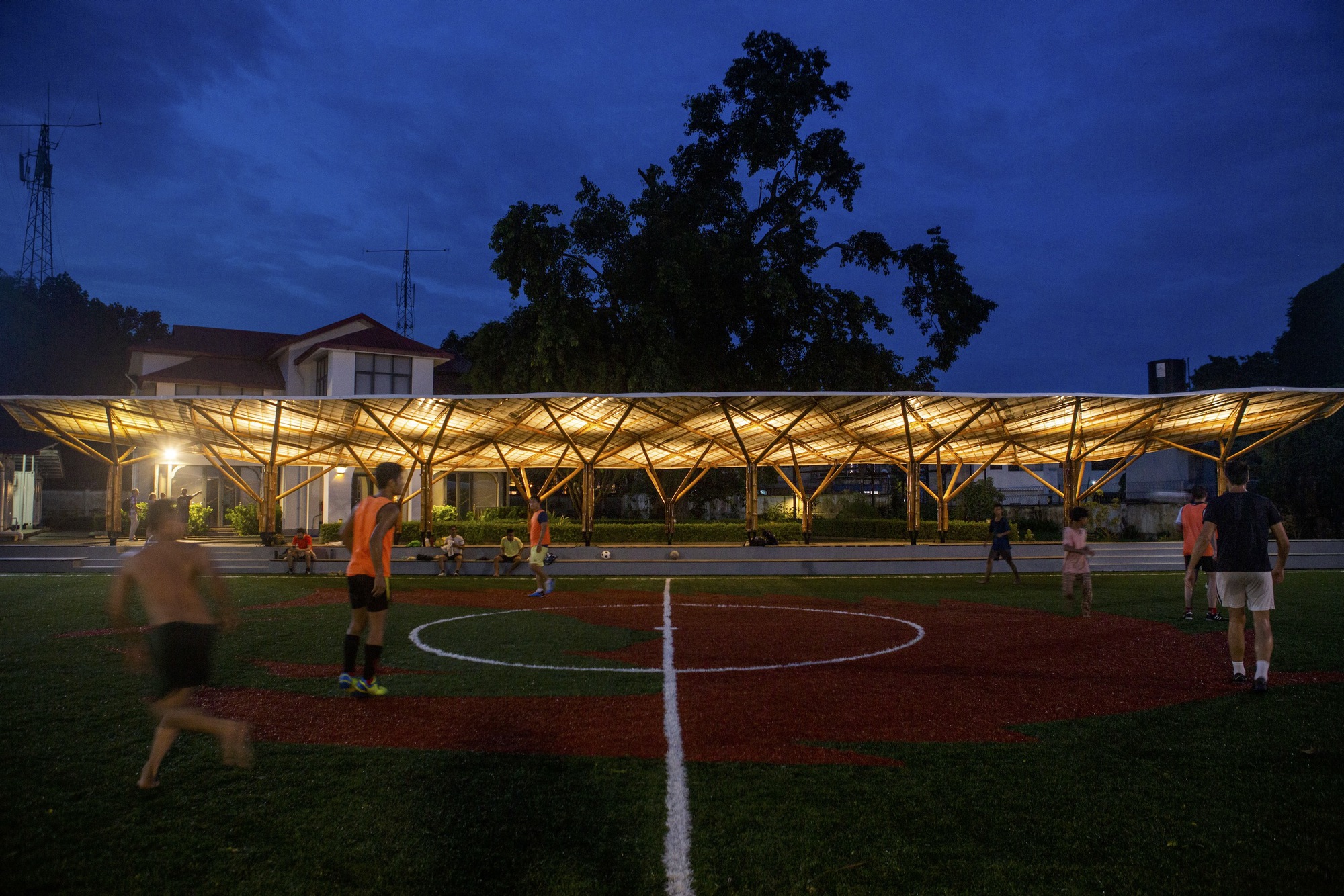 无限体育中心,蓝色圣殿丨缅甸-23