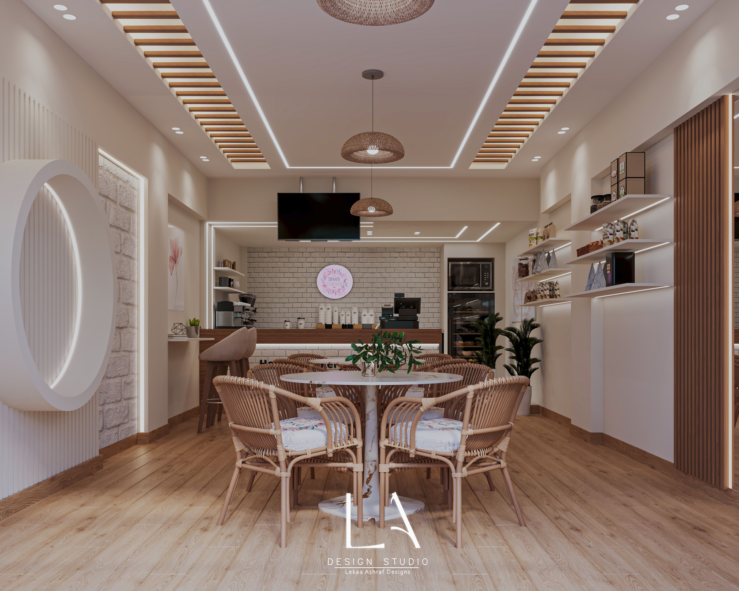 面包店与咖啡馆设计丨Lekaa Ashraf（L.A Design Studio）-6