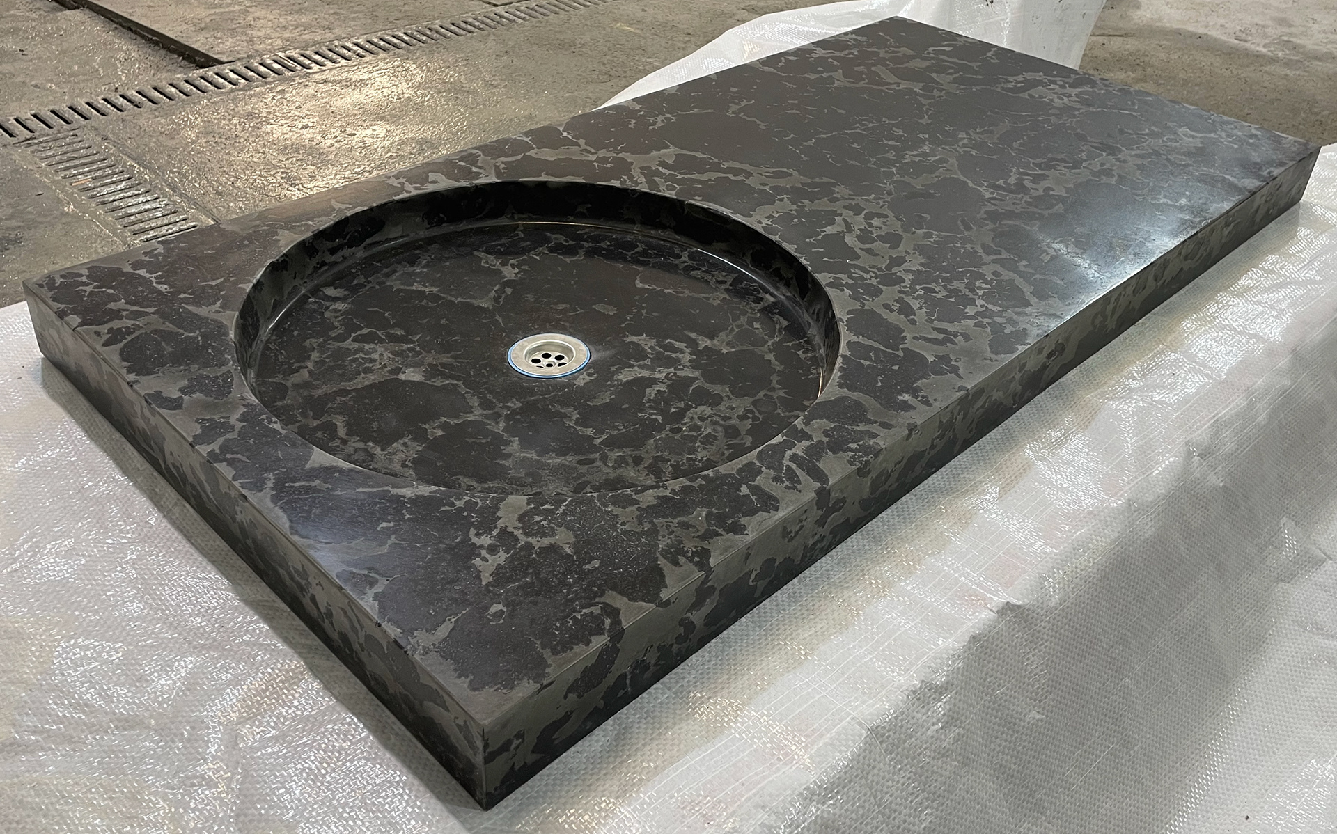 Sink countertop technology marble项目-7