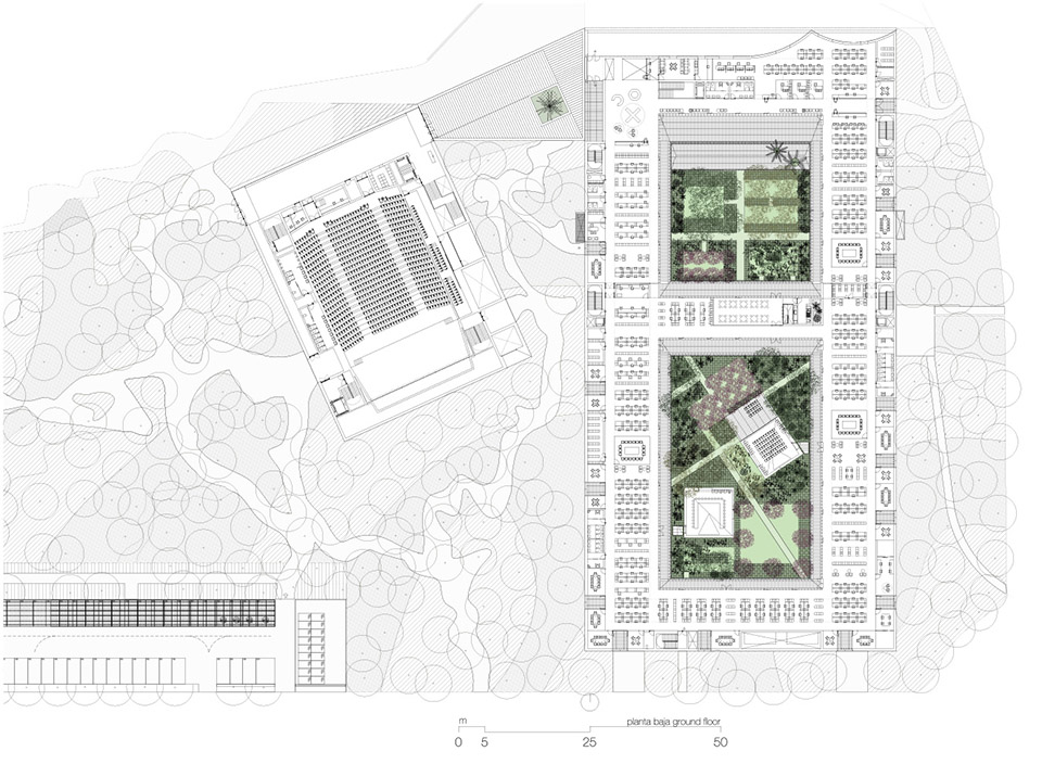 马拉加大学总部及礼堂丨西班牙马拉加丨Alcolea+Tárrago Arquitectos-14