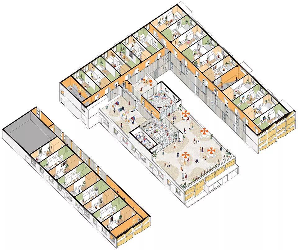 烟台春晖路青年公寓 | 工业遗址变身活力共享社区-94
