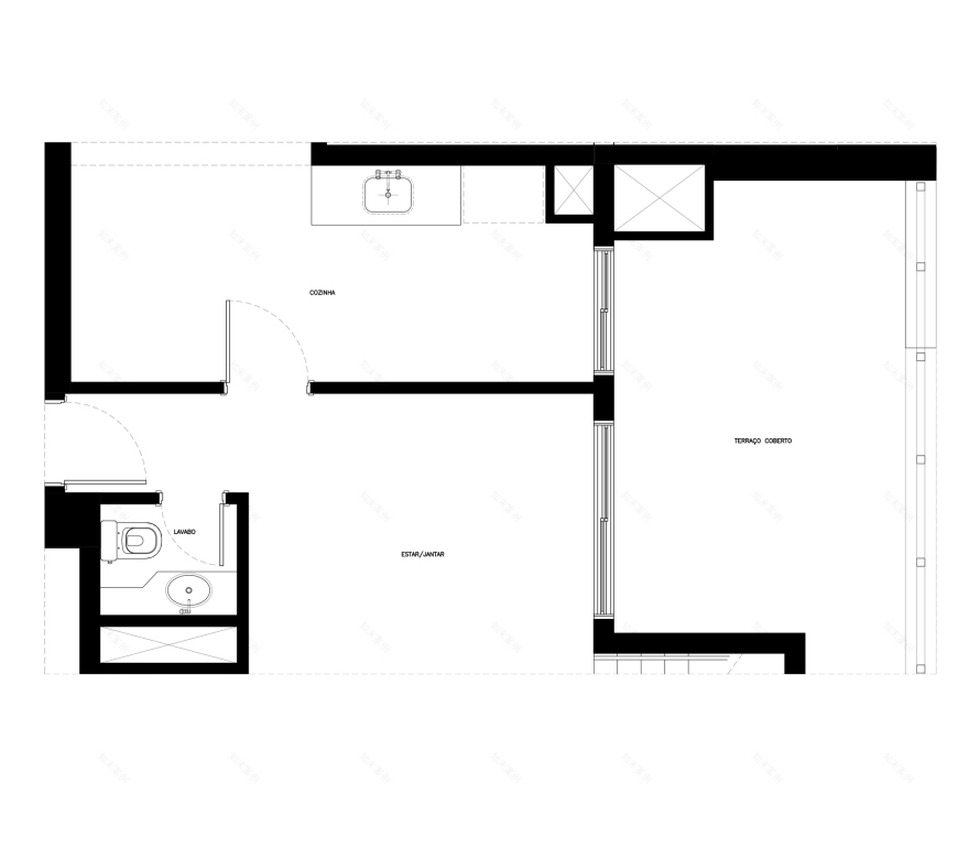 悬空 4.5 米!São Paulo 平层公寓创新厨房设计-48