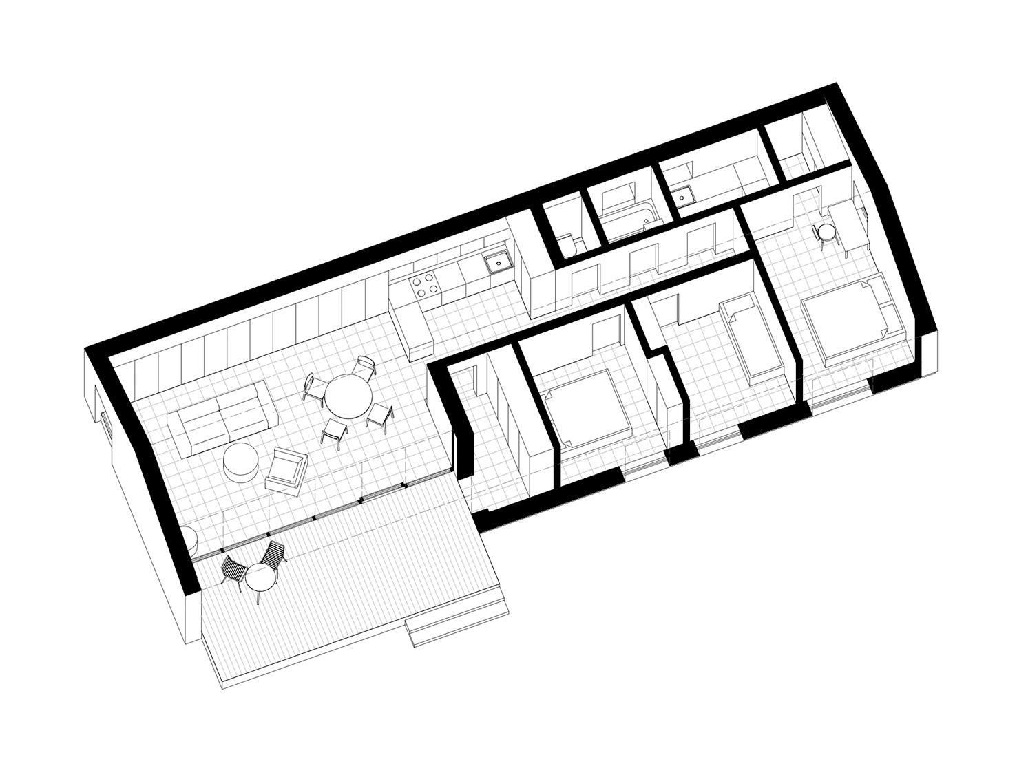 Delo House 3: типовой быстровозводимый дом 87 кв. метров-12