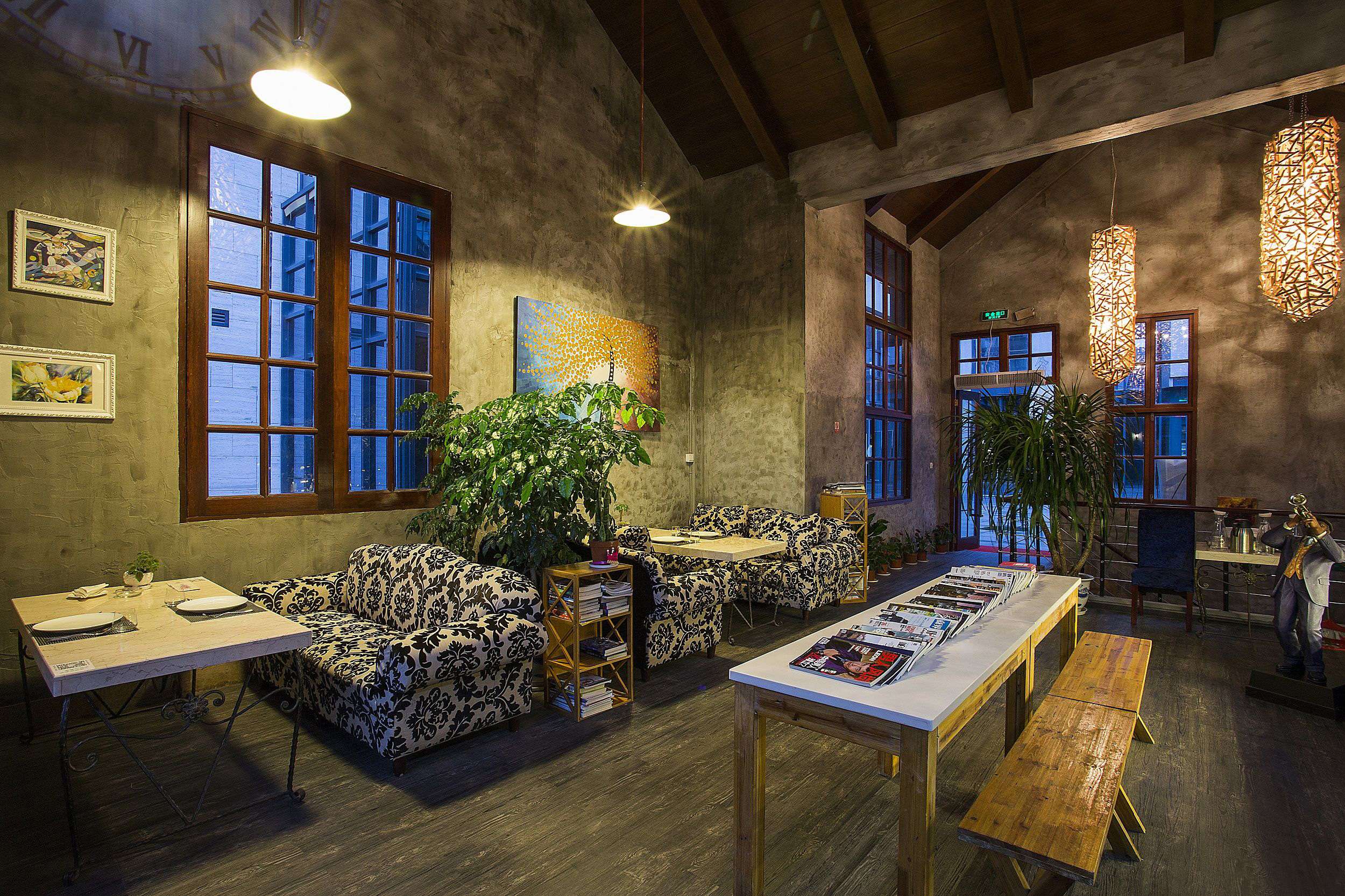 崔恒设计  年轮小院西餐厅-15