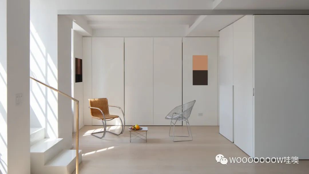 纽约 Central Park West Penthouse，极简自由流动空间-8