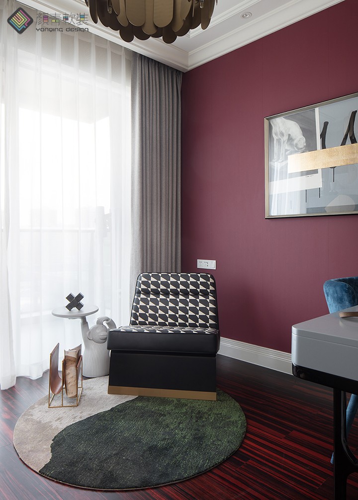 精装房变身摩登腔调家  颜青软装-16
