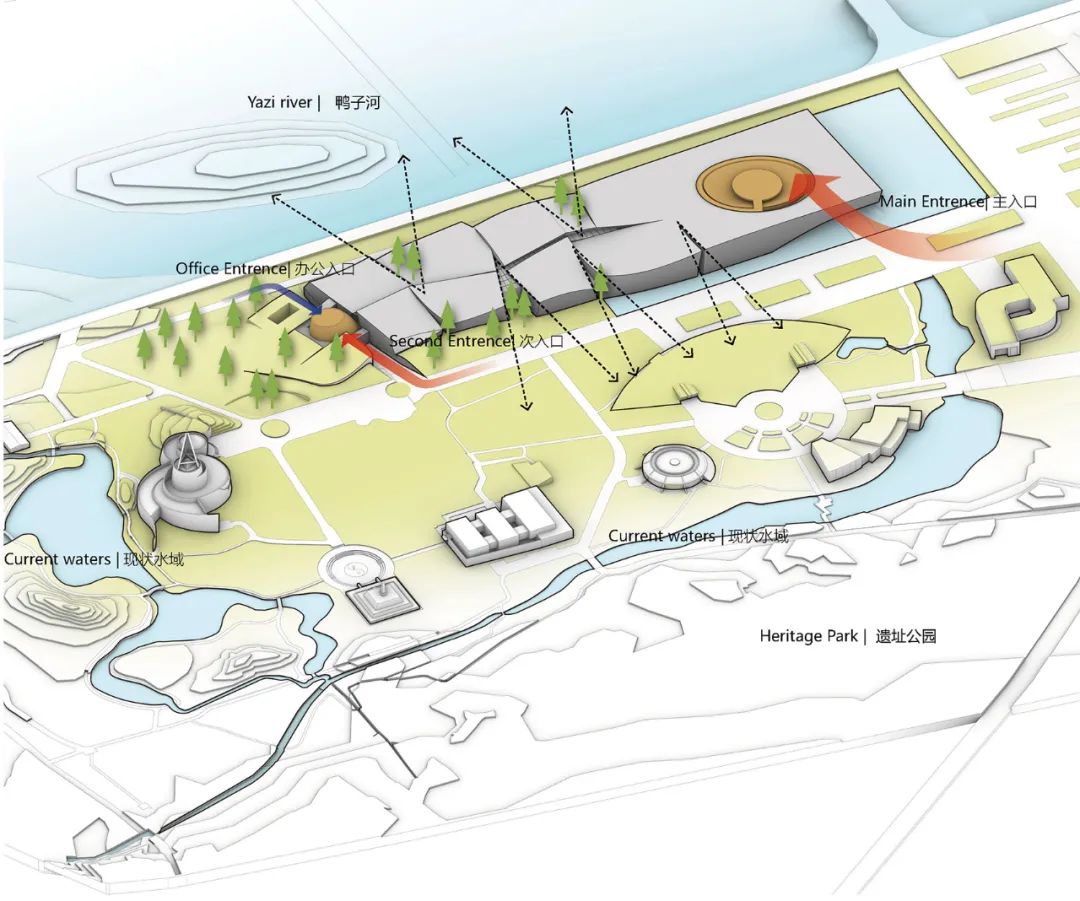 三星堆博物馆新馆及游客中心概念方案设计丨中国四川丨北京市建筑设计研究院有限公司建筑与文化遗产院-23