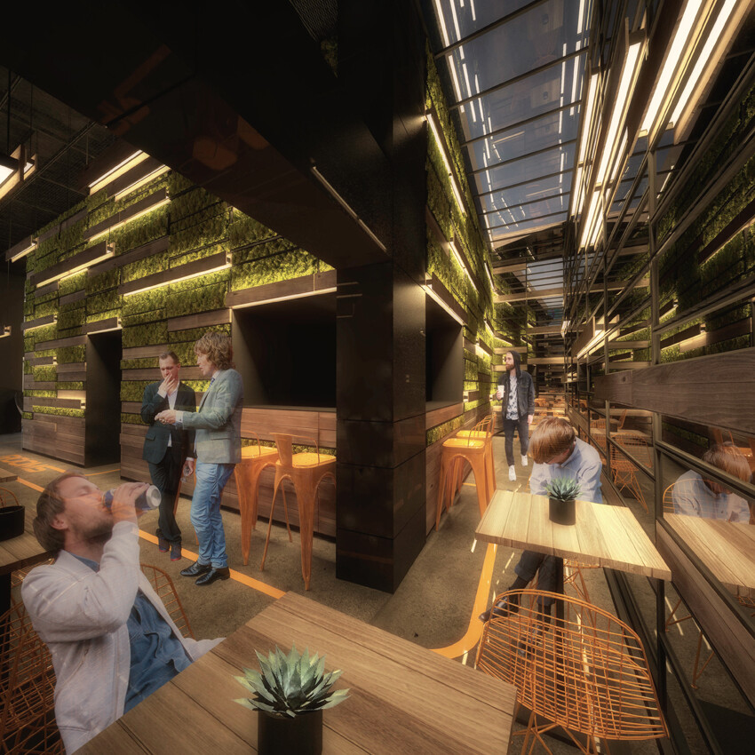 废弃商业区重生,汽车元素打造的环保时尚酒店-18