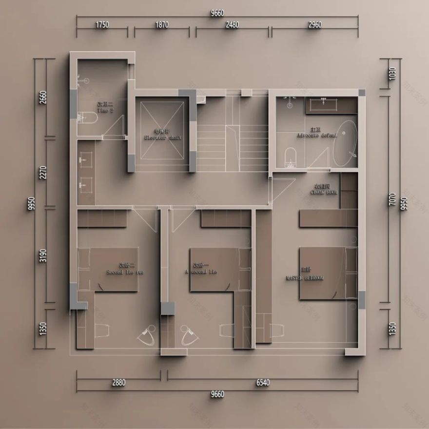 康桥融府法式优雅设计丨中国重庆丨琢信装饰-25