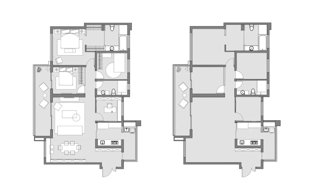 成都 157㎡精装房改造，打造雅奢艺术空间-66