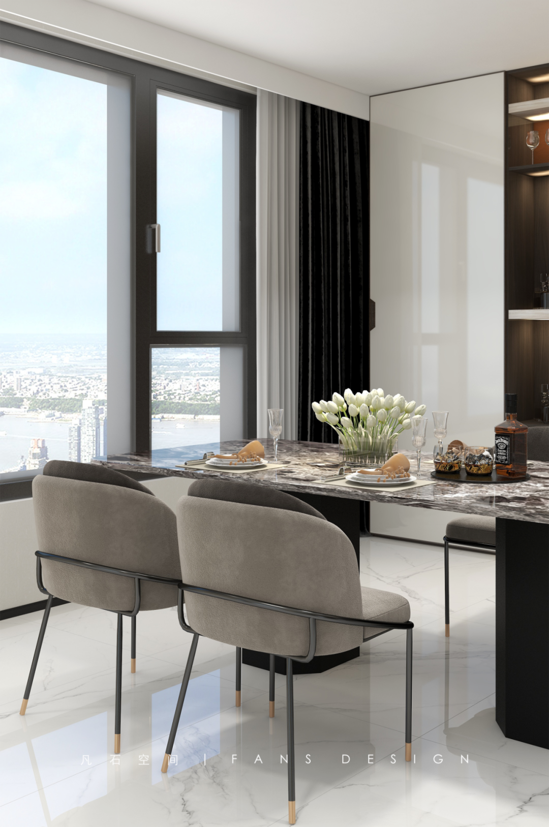 淑女与猎豹 · 成都现代家居设计丨中国成都丨成都凡石空间设计-31