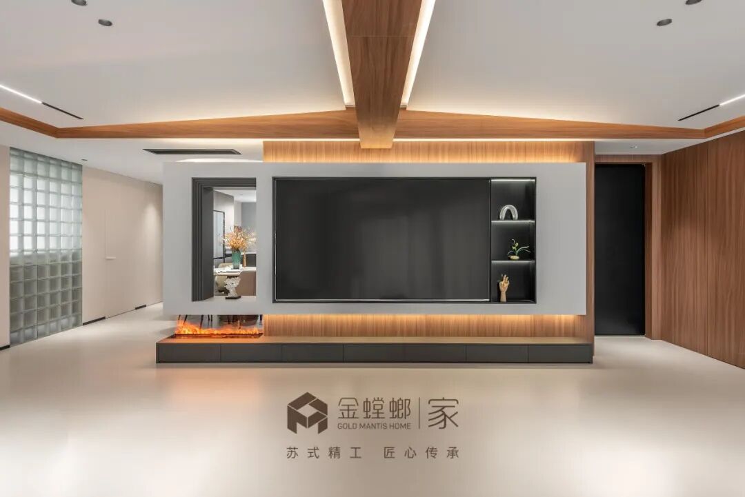 「金螳螂家泗阳店」190㎡意式风|理性优雅的美学-34