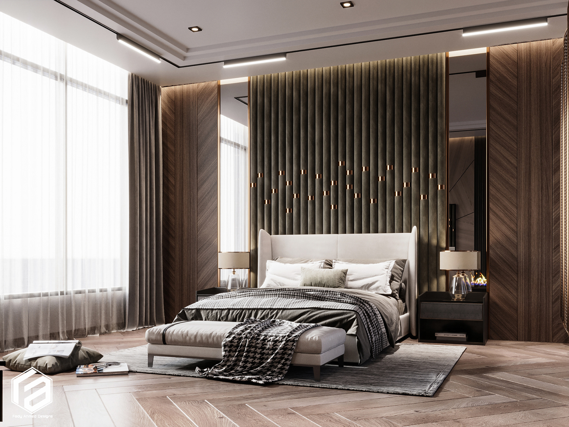 豪华卧室丨阿曼丨Fady Ahmed-7