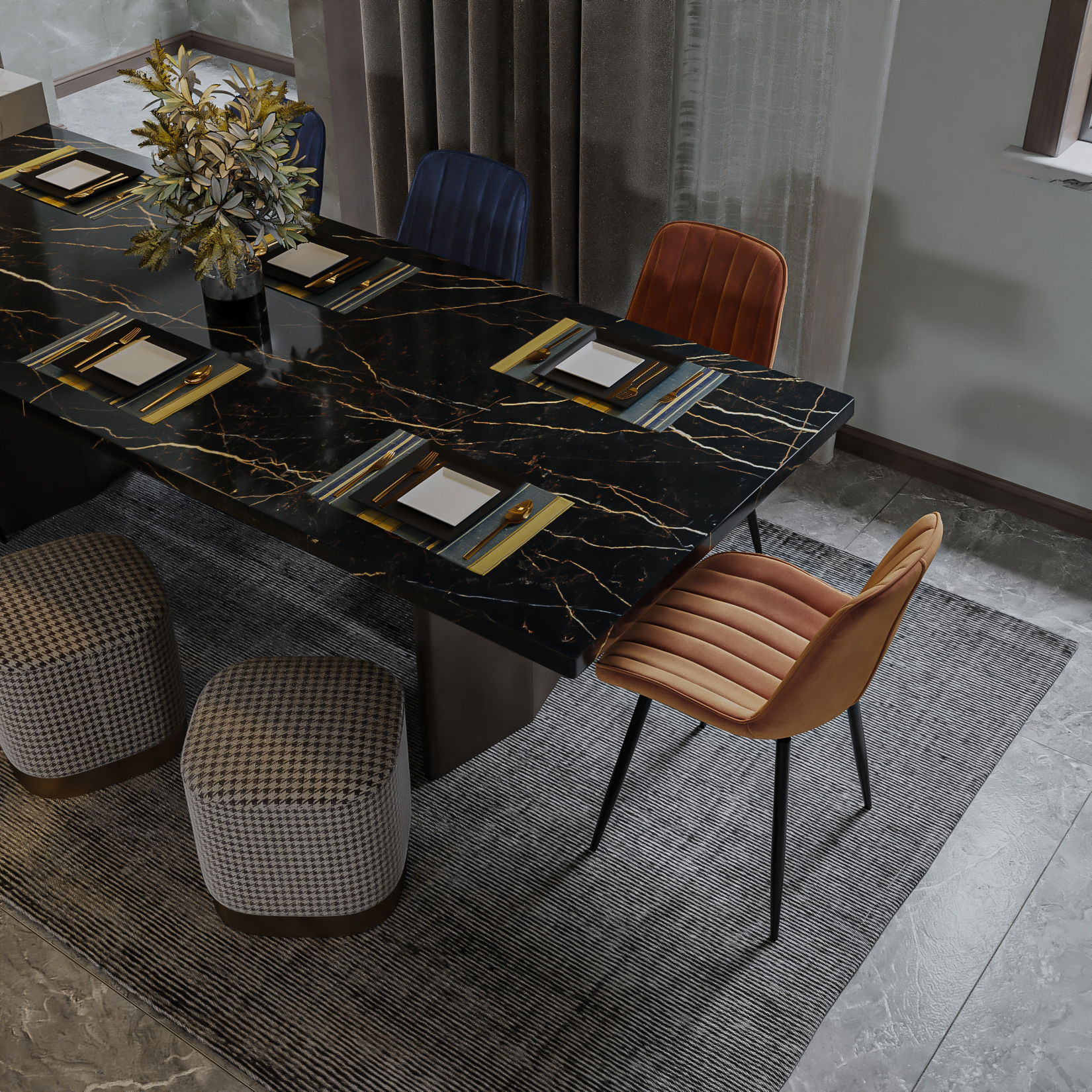 东方星座三居室设计丨小二不吃鱼-7