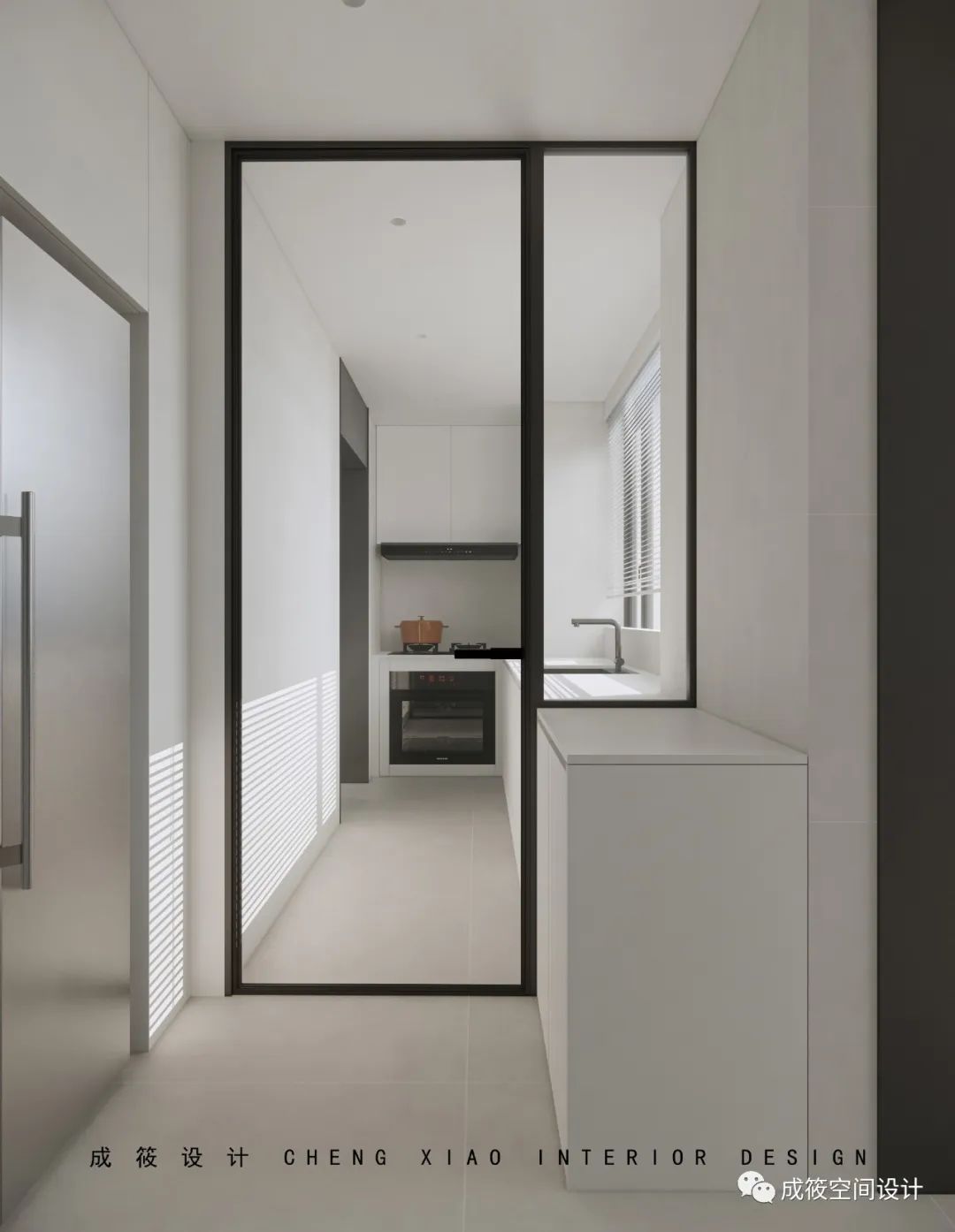 上海纯白治愈公寓丨中国上海丨成筱设计-15