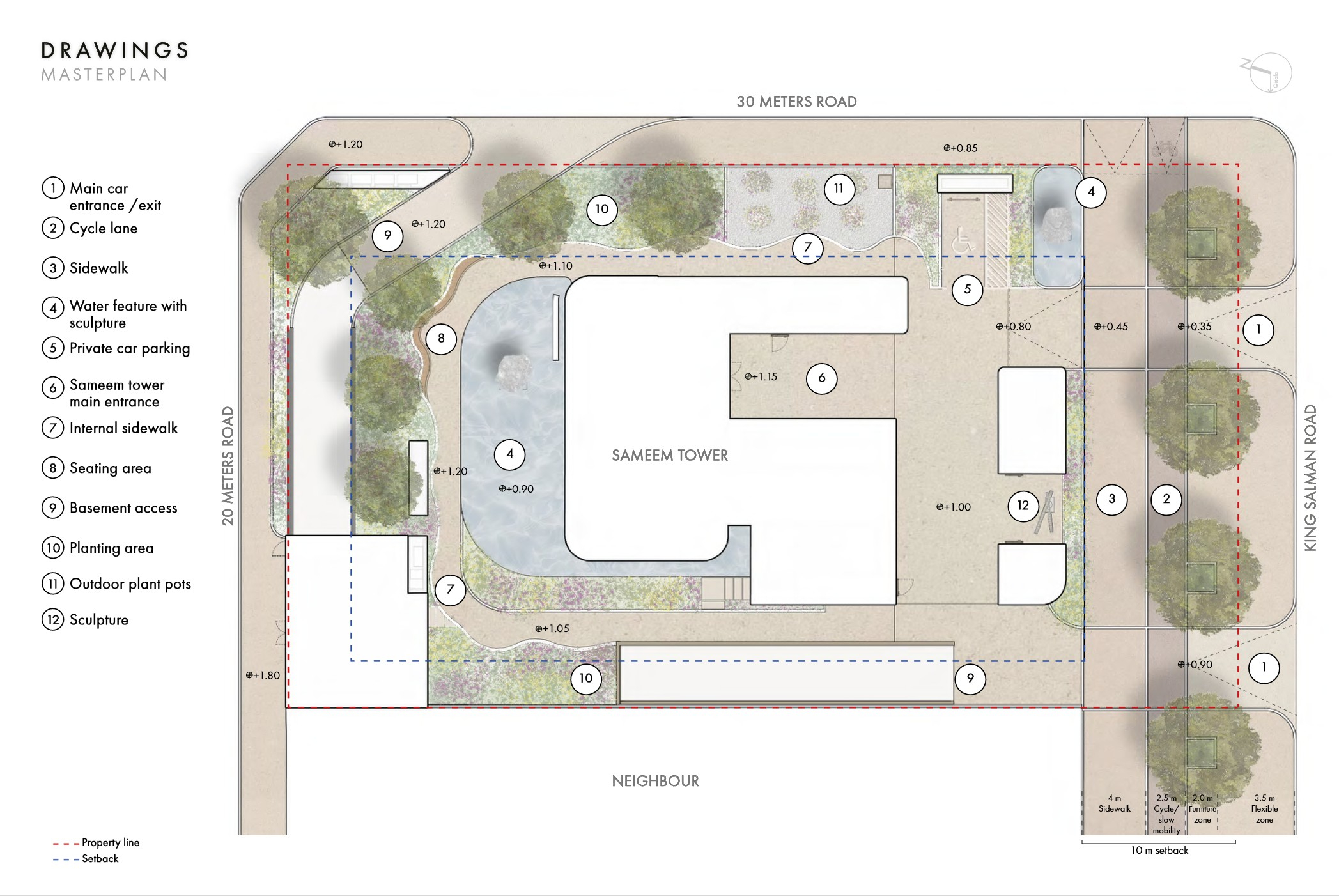 利雅得商业大厦丨沙特阿拉伯利雅得丨ATA Office-8