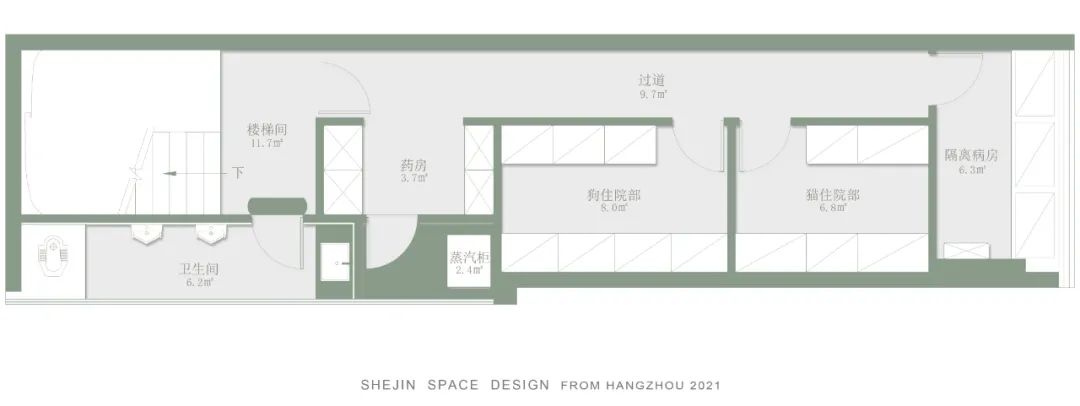 春田宠物医院丨中国杭州丨舍近空间设计-46