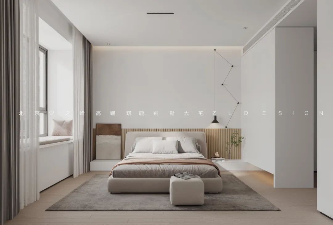 奶油色温柔治愈家居丨筑鹿空间设计-42