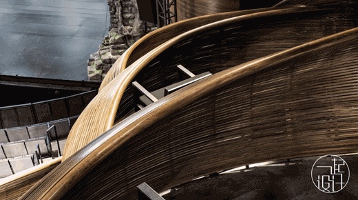 亚特兰大联盟剧院,蒸汽弯曲实木的艺术魅力-26