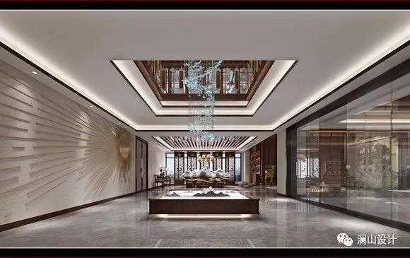 澜山设计 | 泉会所,古雅大方的中式空间-8