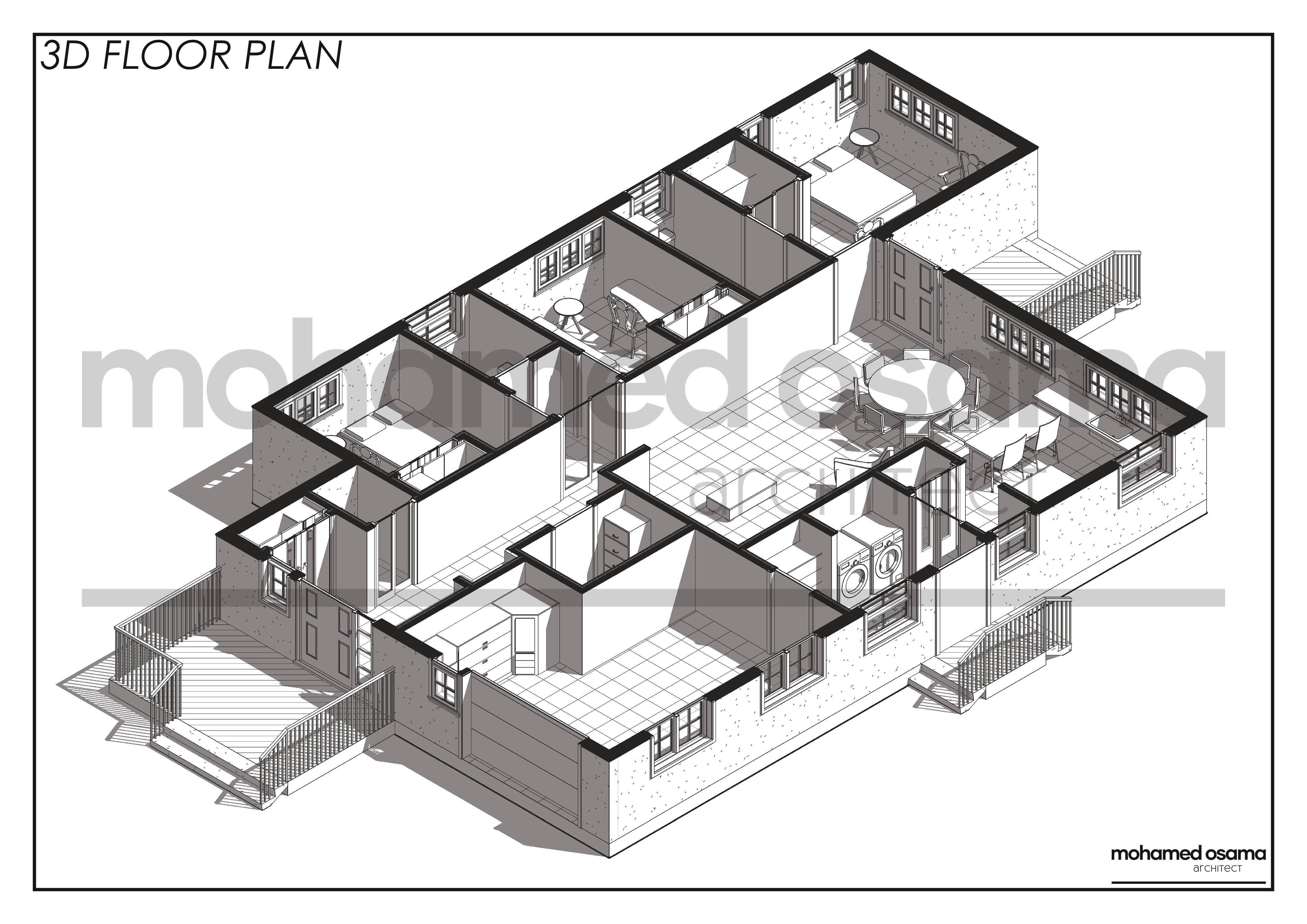 家居建筑规划丨美国加利福尼亚丨Mohamed Osama-7