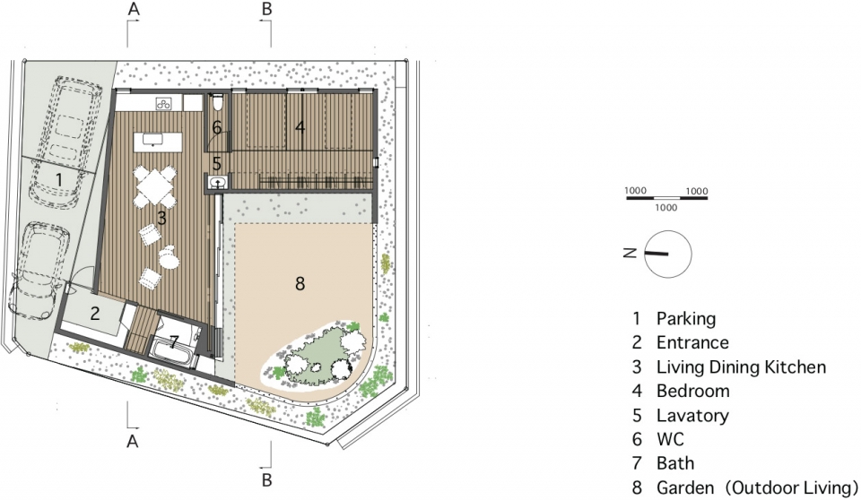 宝冢山间自然美宅,灵活开放,室内外和谐共生-45