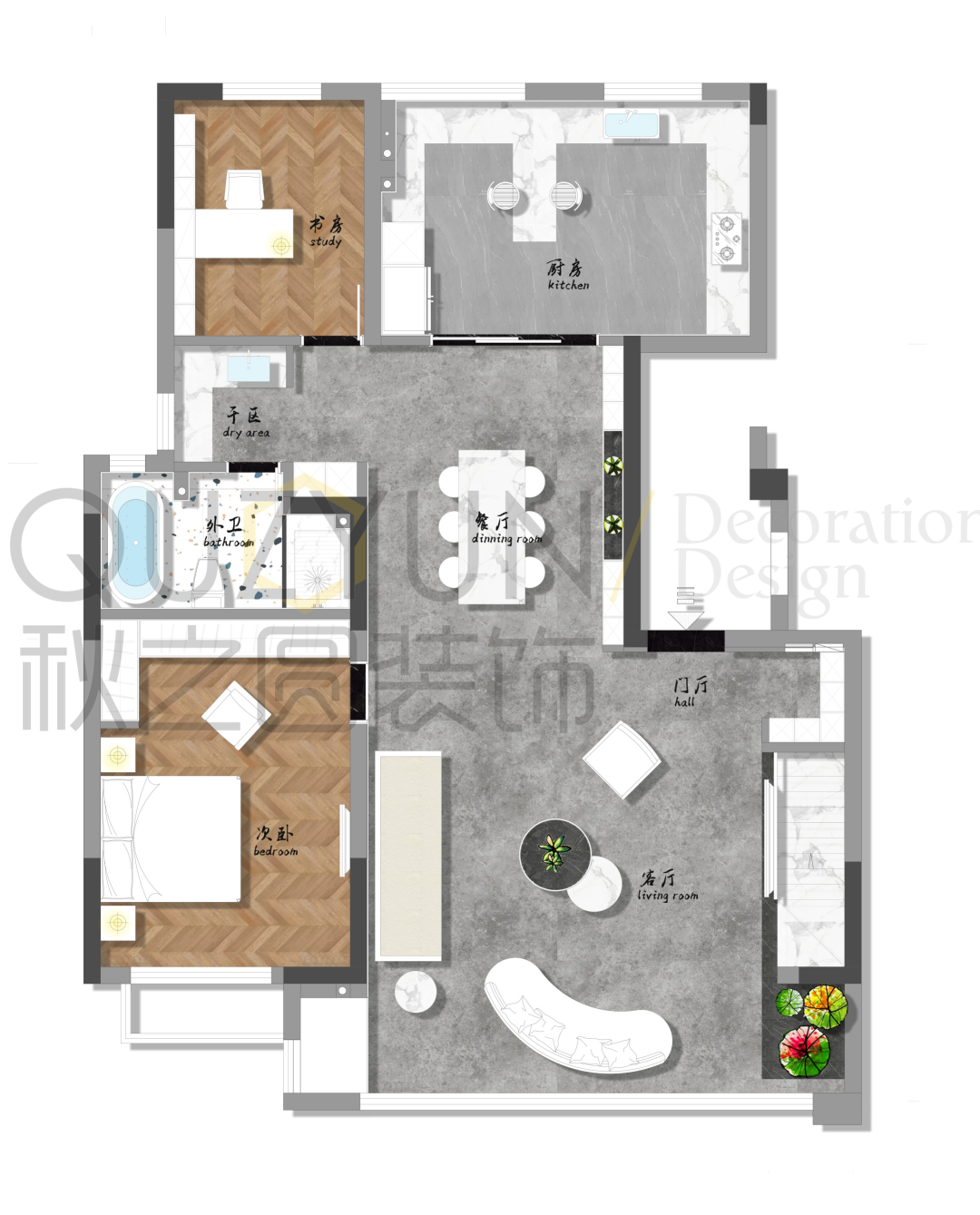 常州格拉美西复式公寓设计方案解读-42