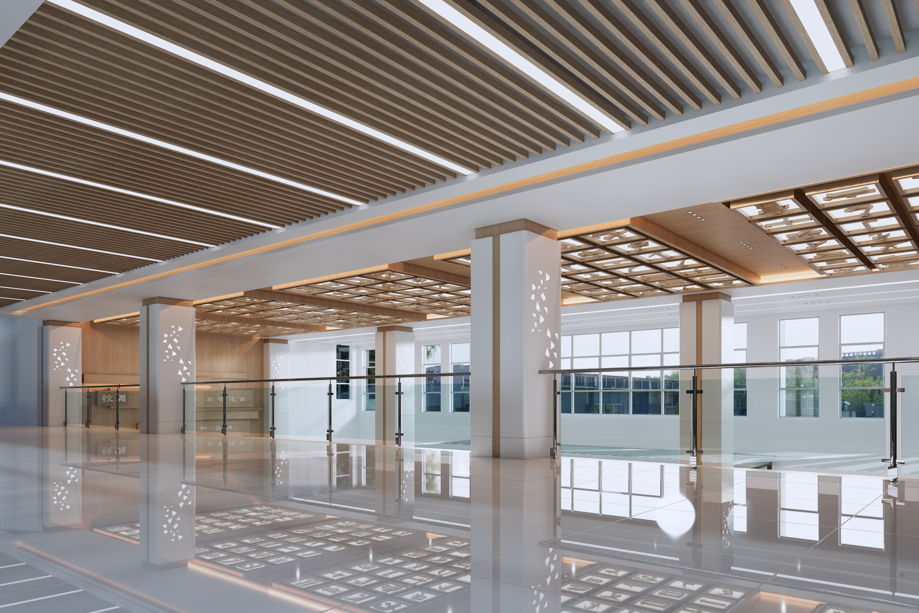 学校大厅设计效果-8