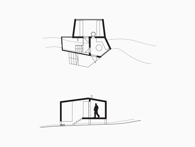 为远足者设计的挪威山边小屋-7