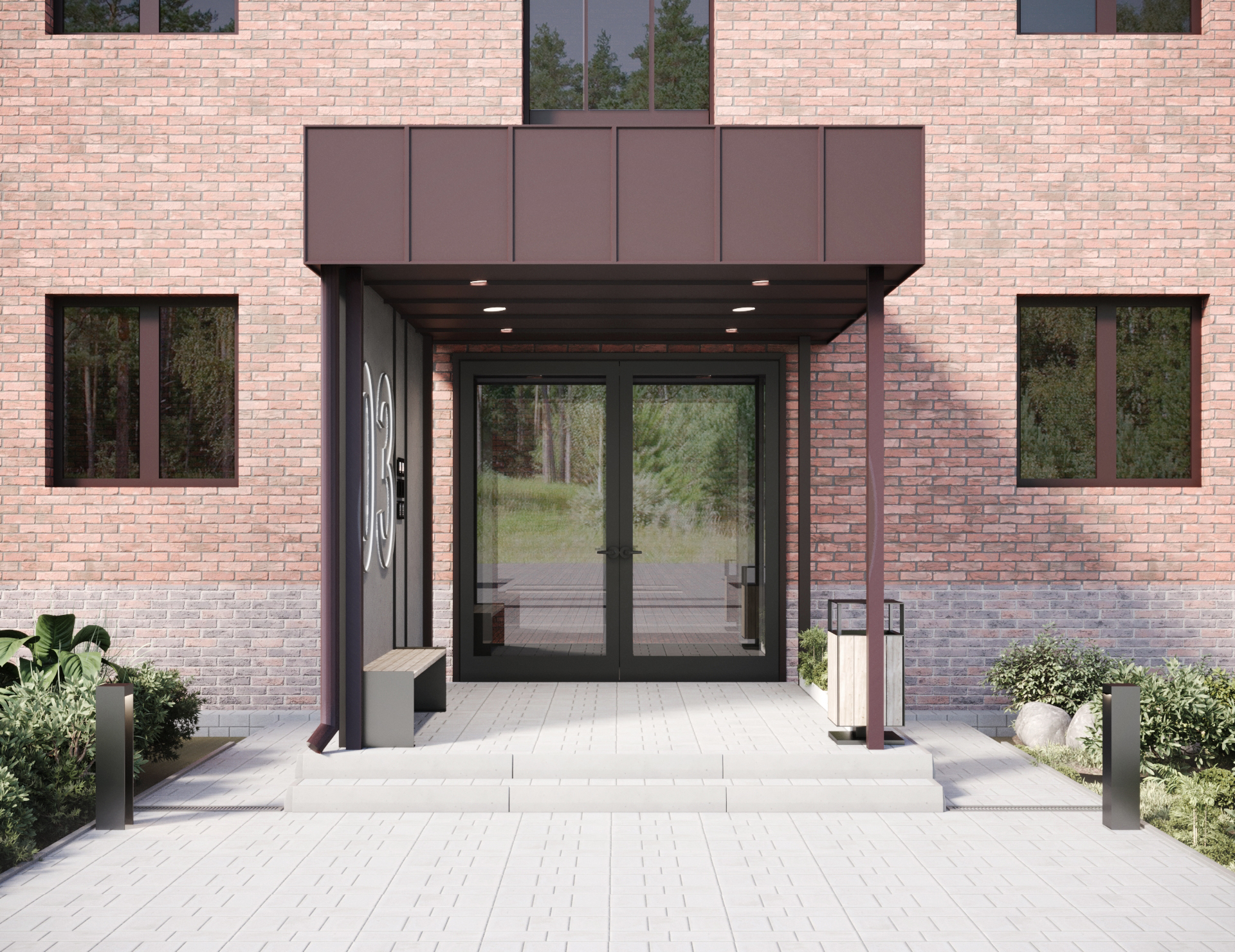 住宅建筑入口丨俄罗斯雅罗斯拉夫尔丨Alena Kokueva,Silviya Al Ubed-4