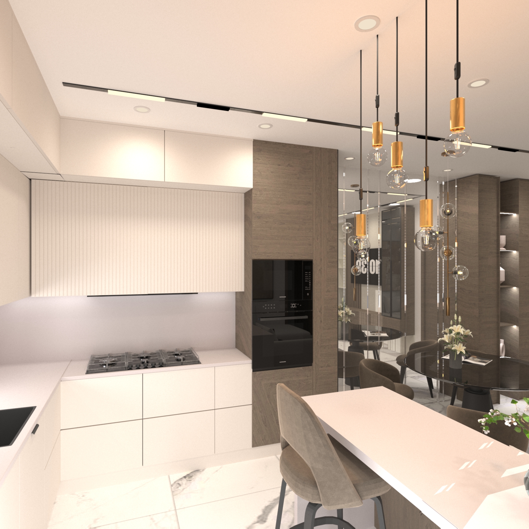 projet d'aménagement : living room-8