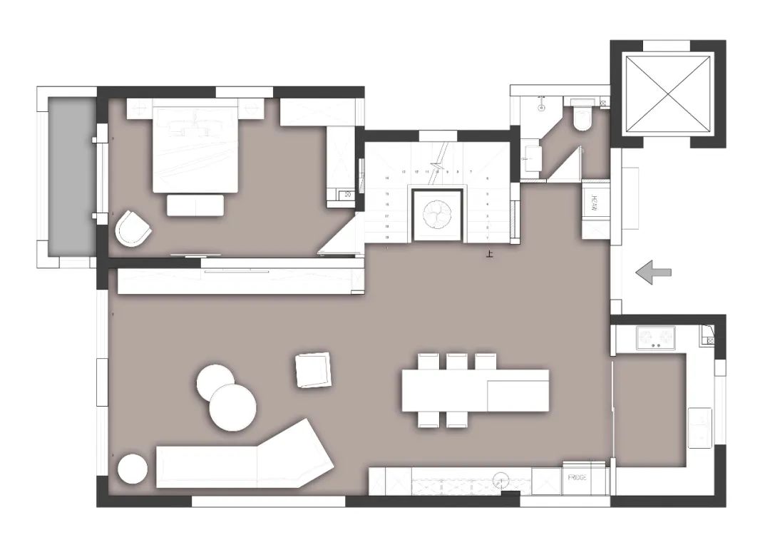 河与墅的现代家庭温馨居-16