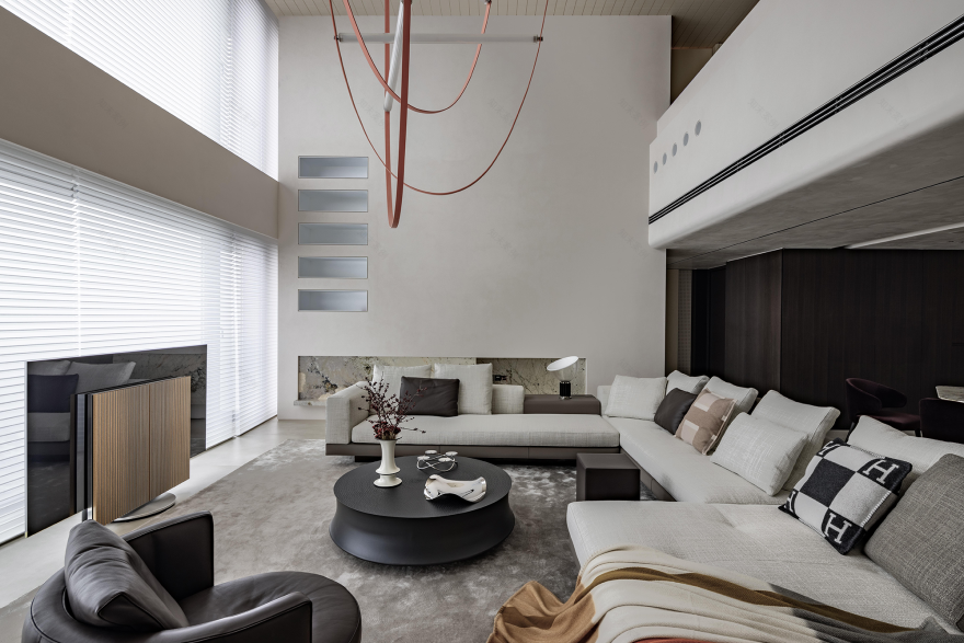 OCT 顶层复式丨中国武汉丨ONED 空间设计-11