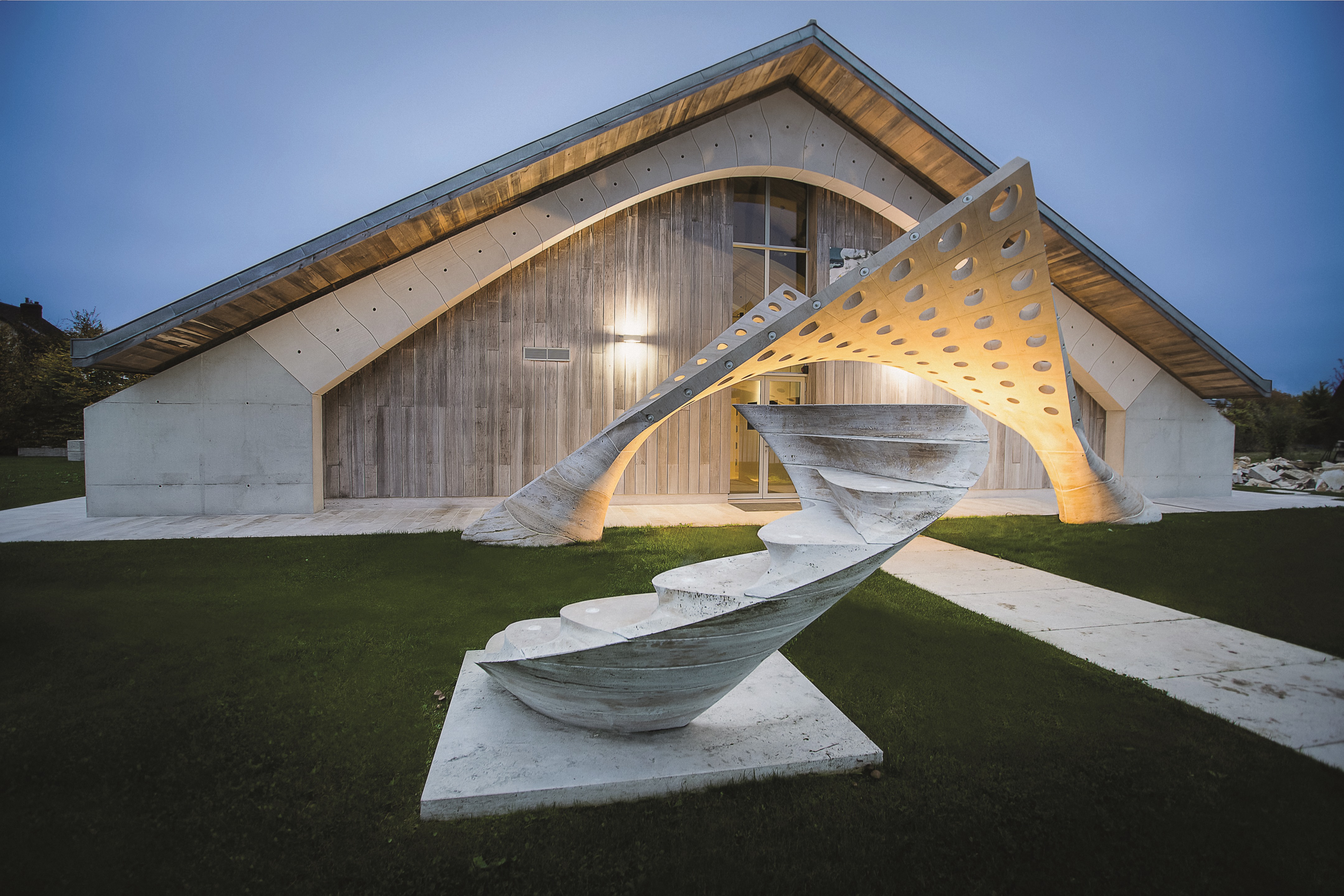 创新石拱结构，打造环保办公空间-10