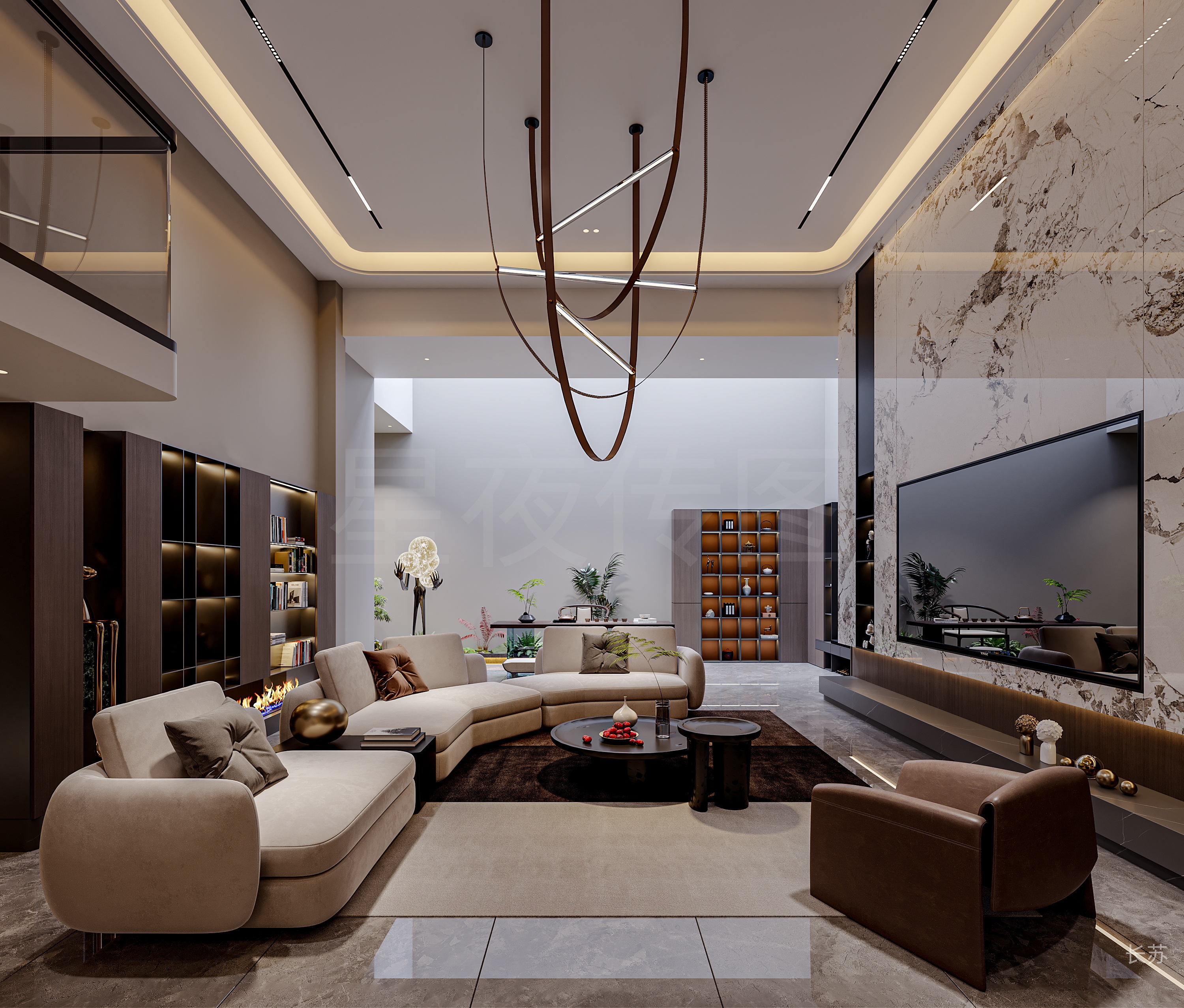 现代轻奢宅，每一帧都是优雅的具象化-6