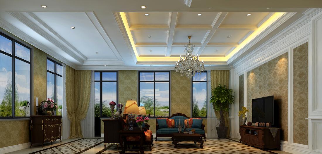 
欧式法式新中式别墅设计作品王文泉109 -1