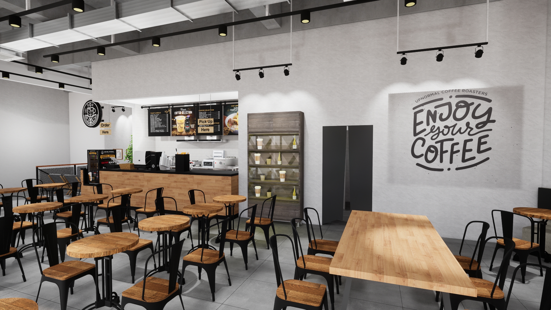 3D Rendering Upnormal Coffee Roasters-7