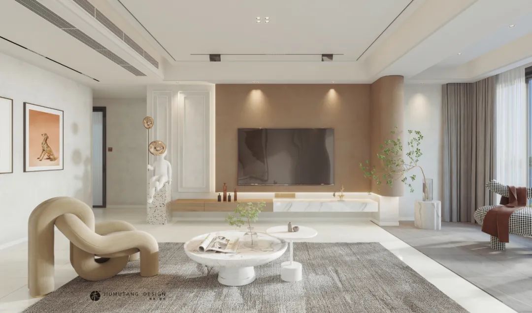 恒大城初秋微凉,现代简约治愈系住宅-13