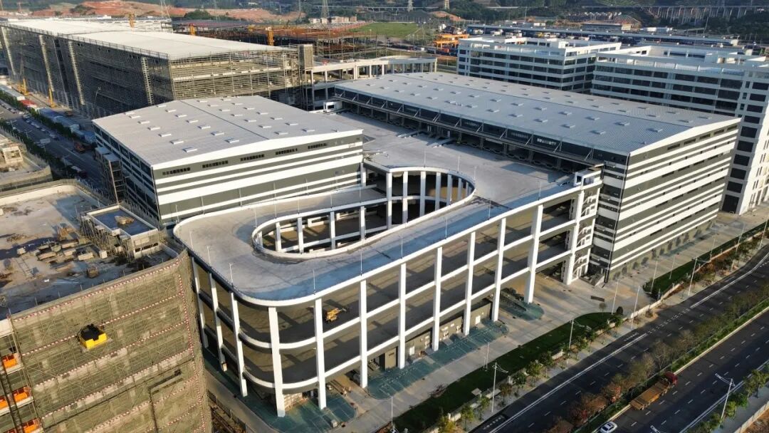 助力国家物流枢纽建设！中建八局这座跨境电商产业园竣工-43