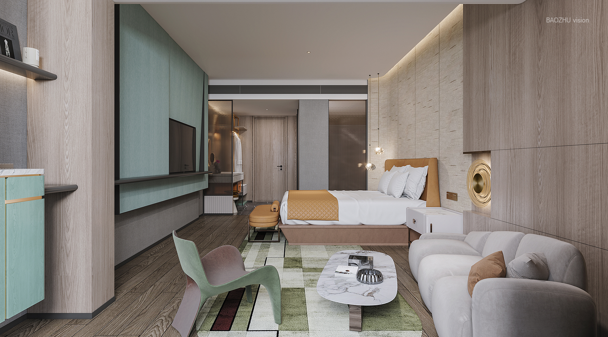 君屿酒店效果图方案丨中国长沙丨湖南米修设计-22