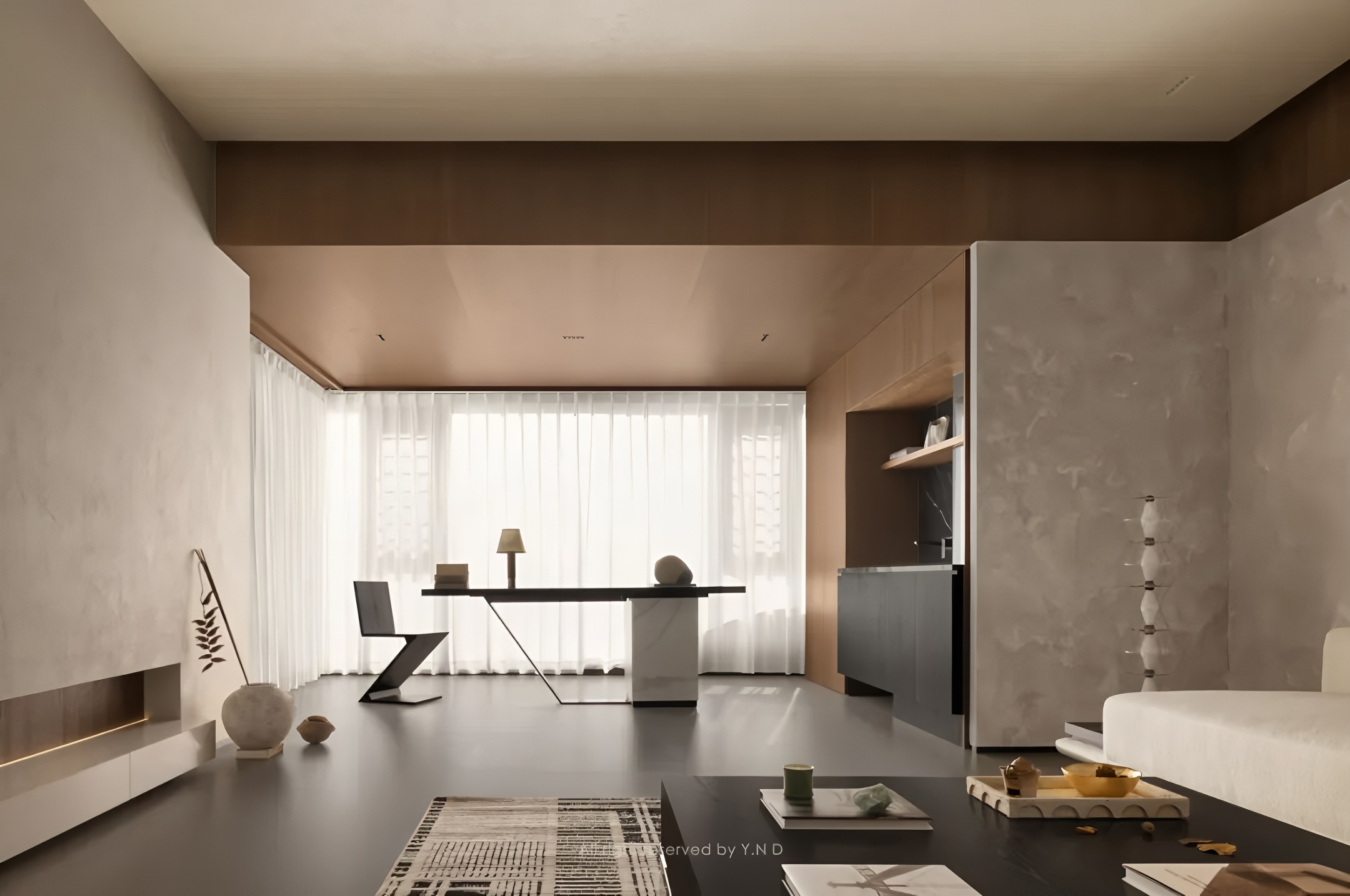 黑咖系 广东·汕头160m²住宅设计丨中国汕头丨伊诺设计Y.N Design-32