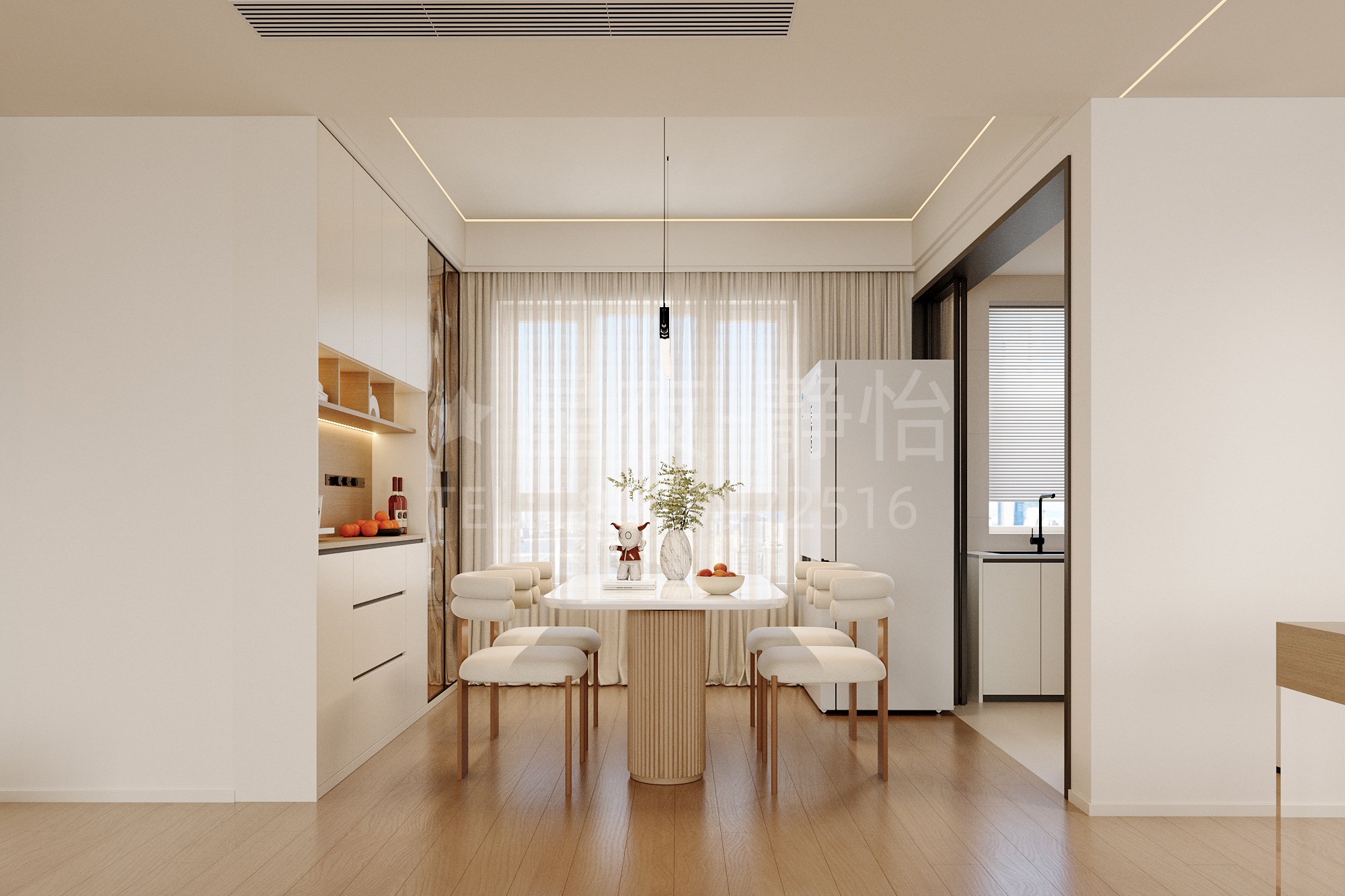 奶油原木风高端效果案例-5