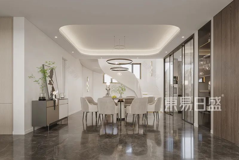 208㎡新中式混搭现代风,东方情怀的新式表达-14