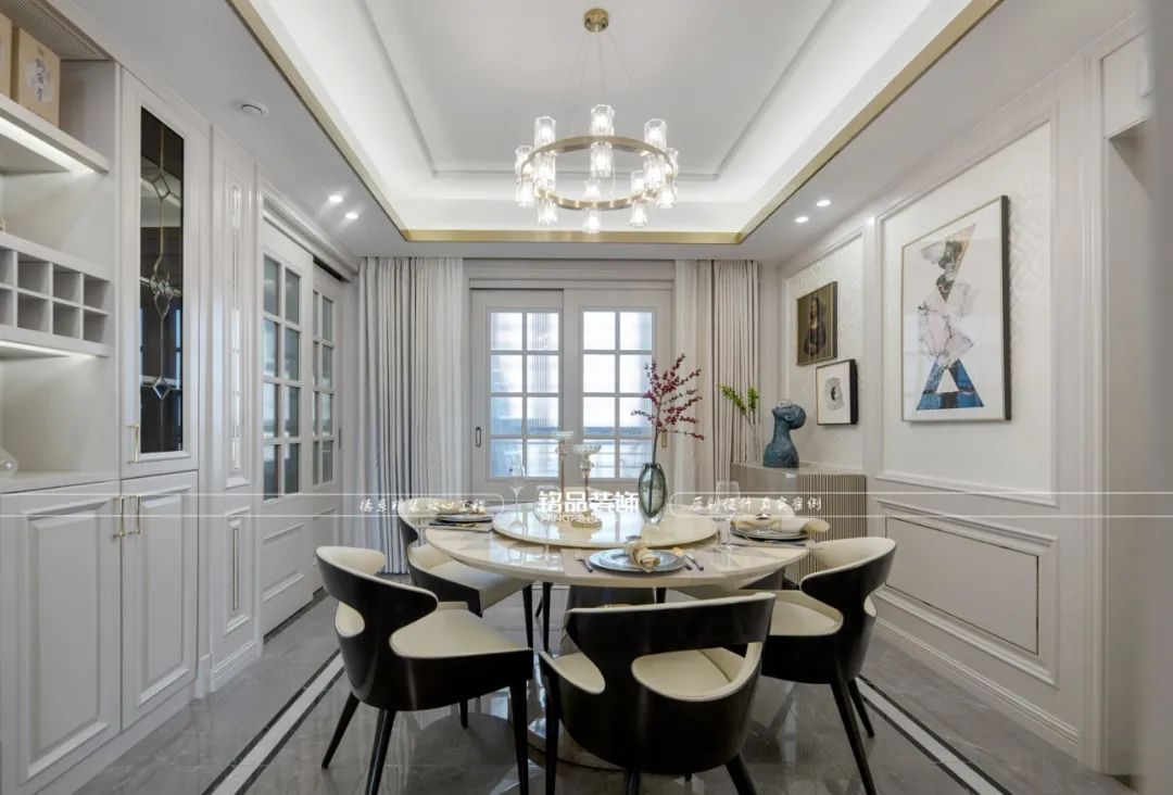 钱塘江畔意式轻奢江景房丨铭品装饰-38