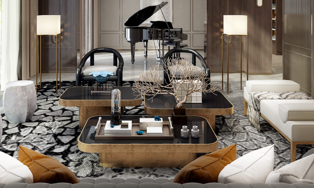 《富春山居》穿越时空,1300 平米低奢东方美墅-29