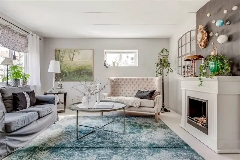 瑞典 79m²公寓的乡村风格设计-12