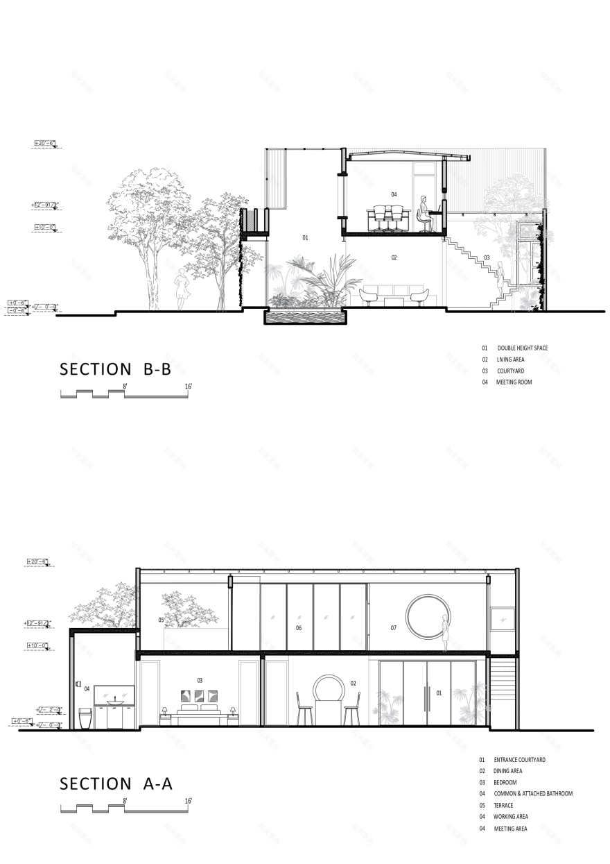 生活连续体工作室与住宅丨斯里兰卡丨Damith S Munasinghe Associates-37