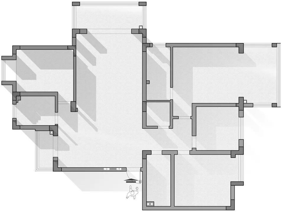 阳光宅院 · 150㎡美式四室改两室设计丨中国合肥丨飞墨设计组-5