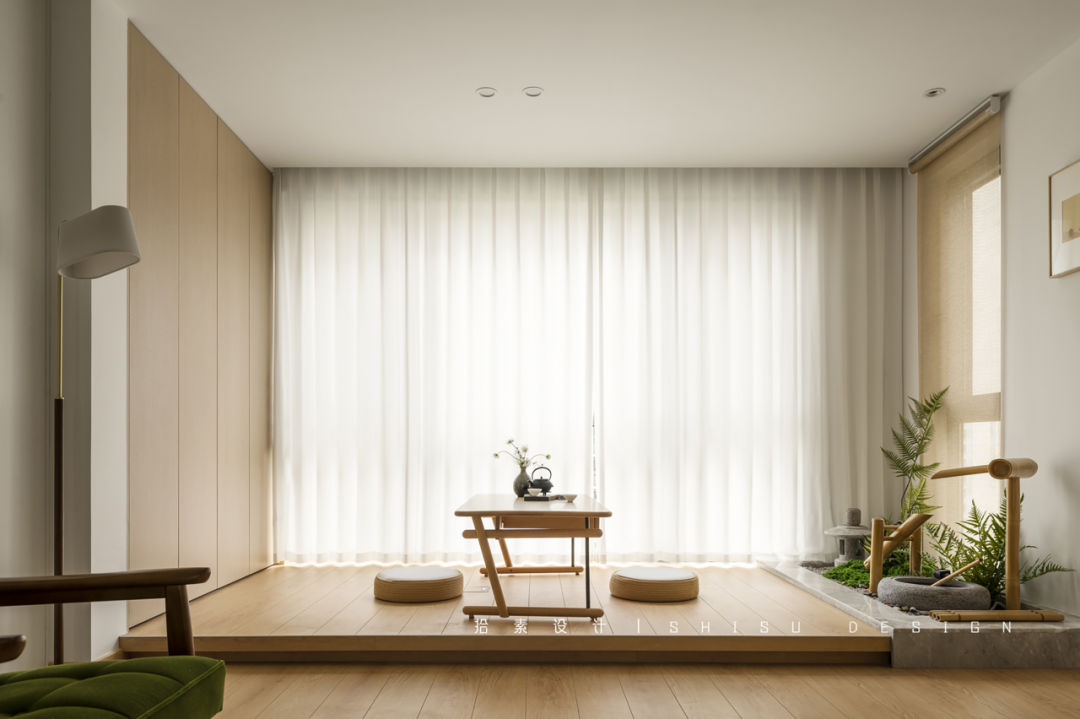 日式原木风平层设计丨拾素设计-31