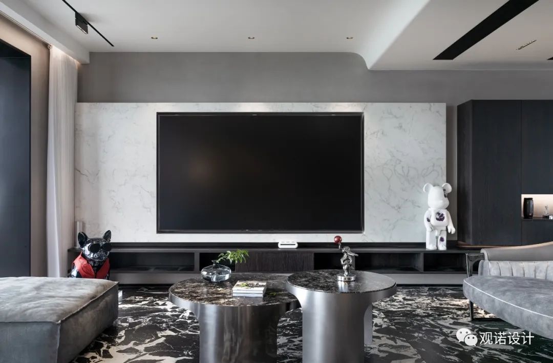 黑白之间·台州置信原墅现代风设计丨中国台州丨余荣-28
